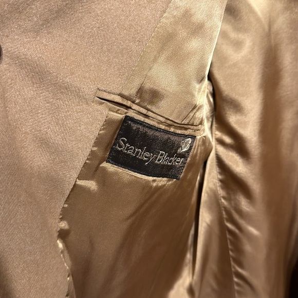 Stanley Blacker Wool Blend* Overcoat in Camel Size 36 - Picture 5 of 8